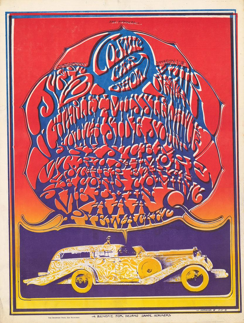 Original AOR 2.298 Cosmic Car Show Poster (1 of 1)