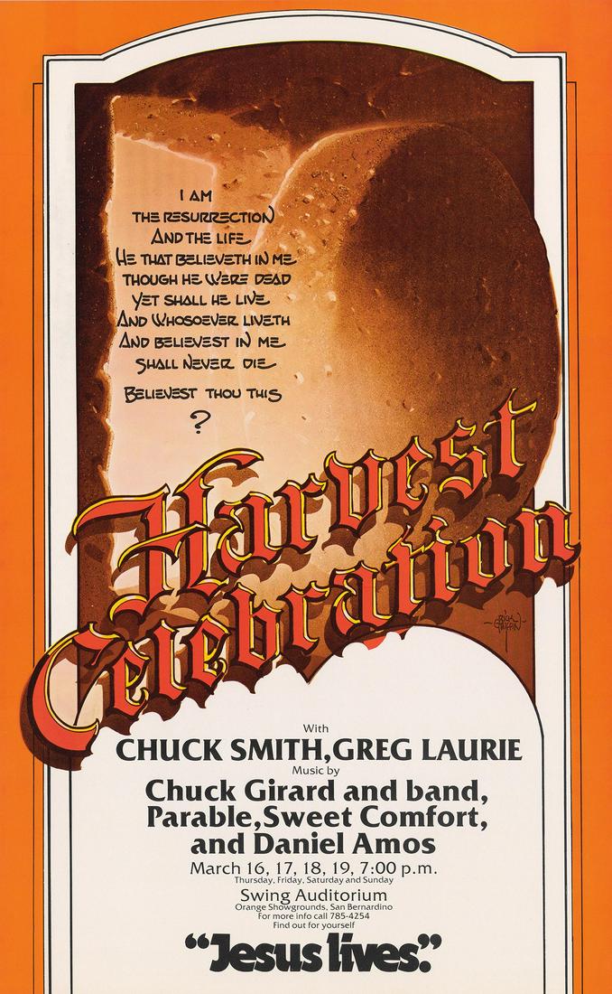 Original Rick Griffin Harvest Celebration Poster (1 of 1)