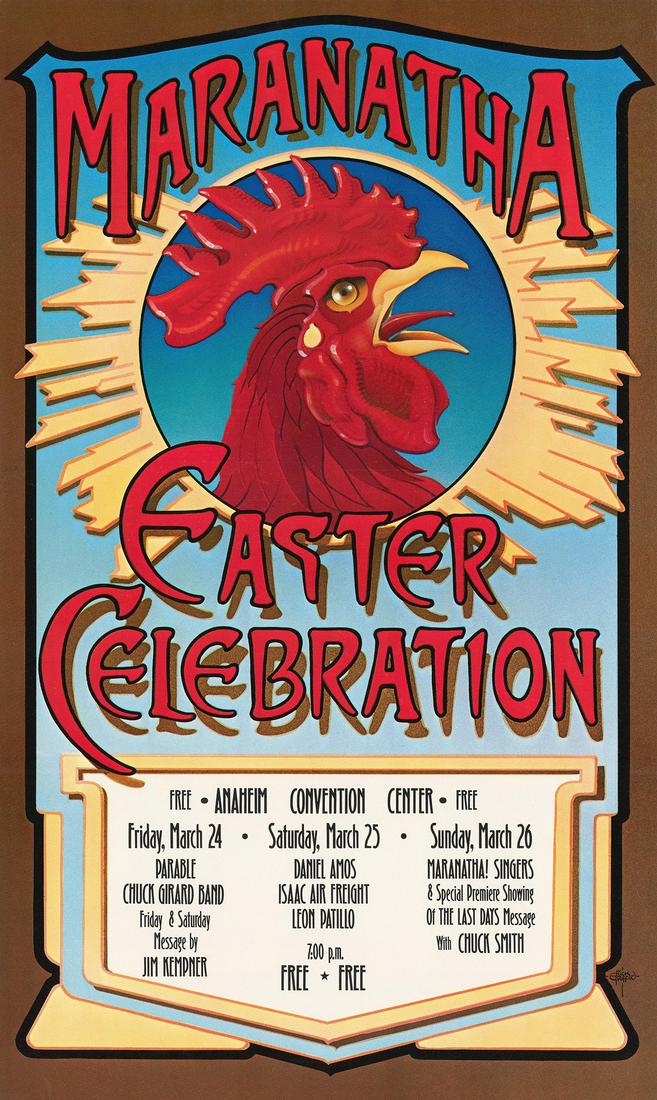 First Print Maranatha Easter Celebration Poster (1 of 1)