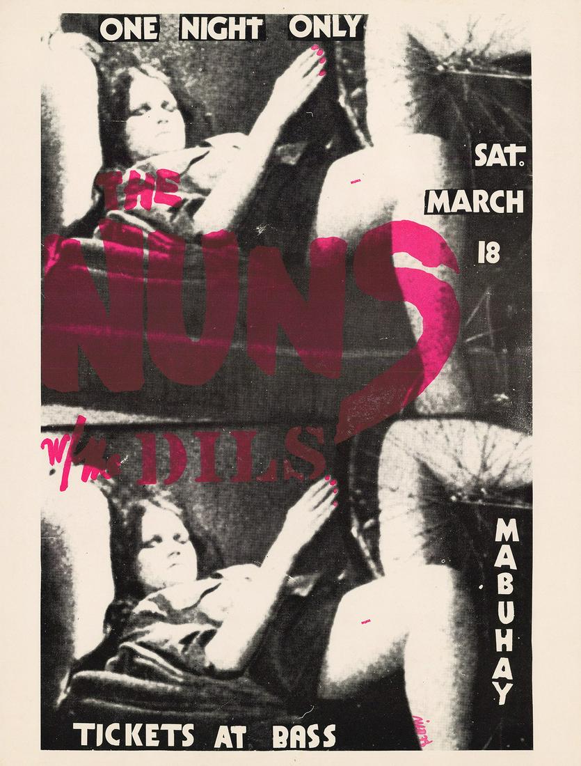 1978 The Nuns At The Mabuhay Poster (1 of 1)