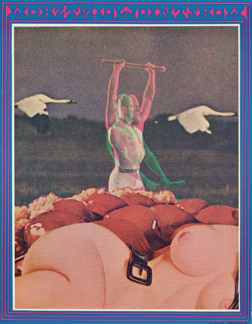 Second Print Neon Rose #25 Poster (1 of 1)