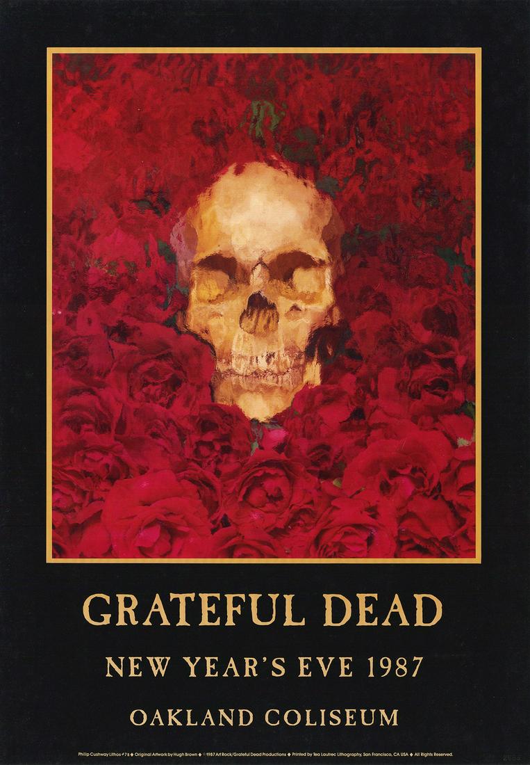 1985 Griffin Grateful Dead Twenty Years So Far Poster 1985 Griffin Grateful Dead Twenty Years So Far Poster