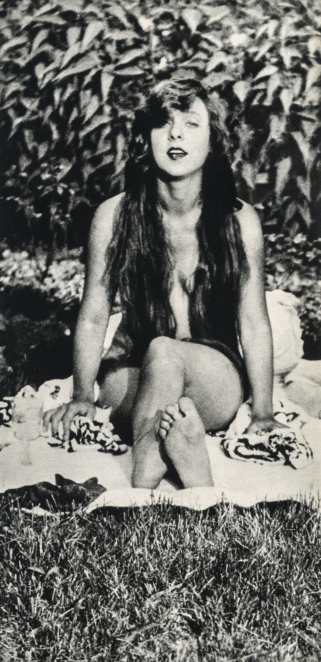 JACQUES HENRI LARTIGUE - Yvonne Printemps Royan, 1926: Artist: LARTIGUE, JACQUES HENRI Title: Yvonne Printemps at Royan, 1926 Medium: Sheet Fed Gravure, 1973, France Dimensions: 4.55x9.4" Artist Bio: Jacques Henri Lartigue (1894-1986) was a French photogr