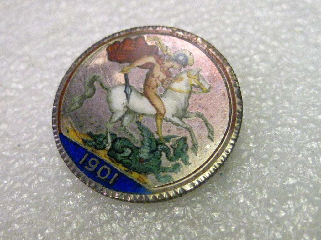 True Victorian Silver Brooch, 1901 Authentic British (1 of 5)