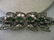 Vintage Edwardian Silver tone Brooch, floral with - 3
