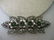 Vintage Edwardian Silver tone Brooch, floral with - 6