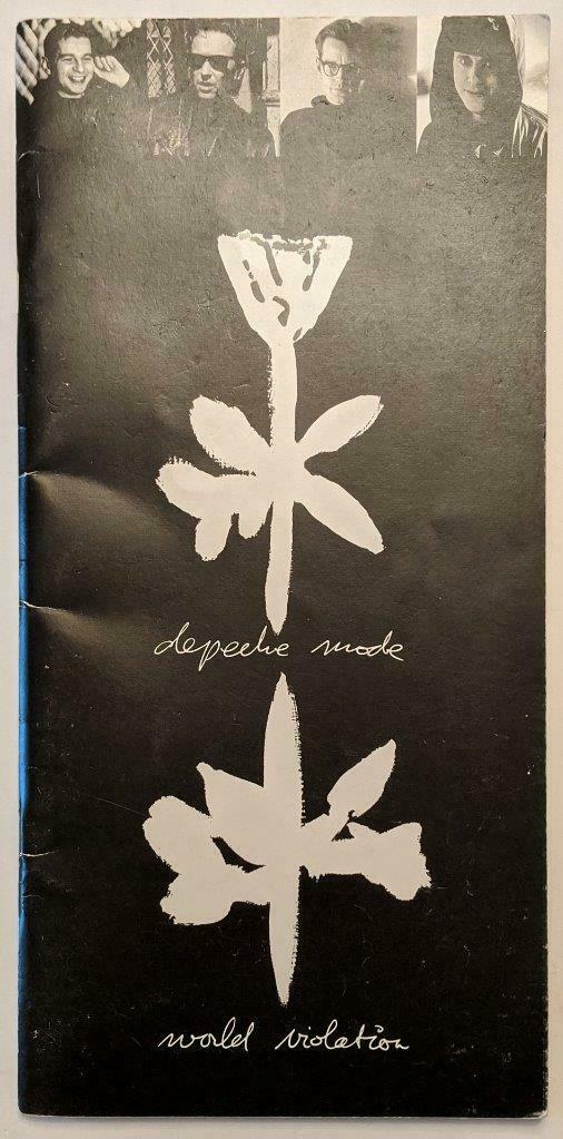 1990 DEPECHE MODE TOURBOOK WORLD VIOLATION TOUR PRINTED (1 of 4)