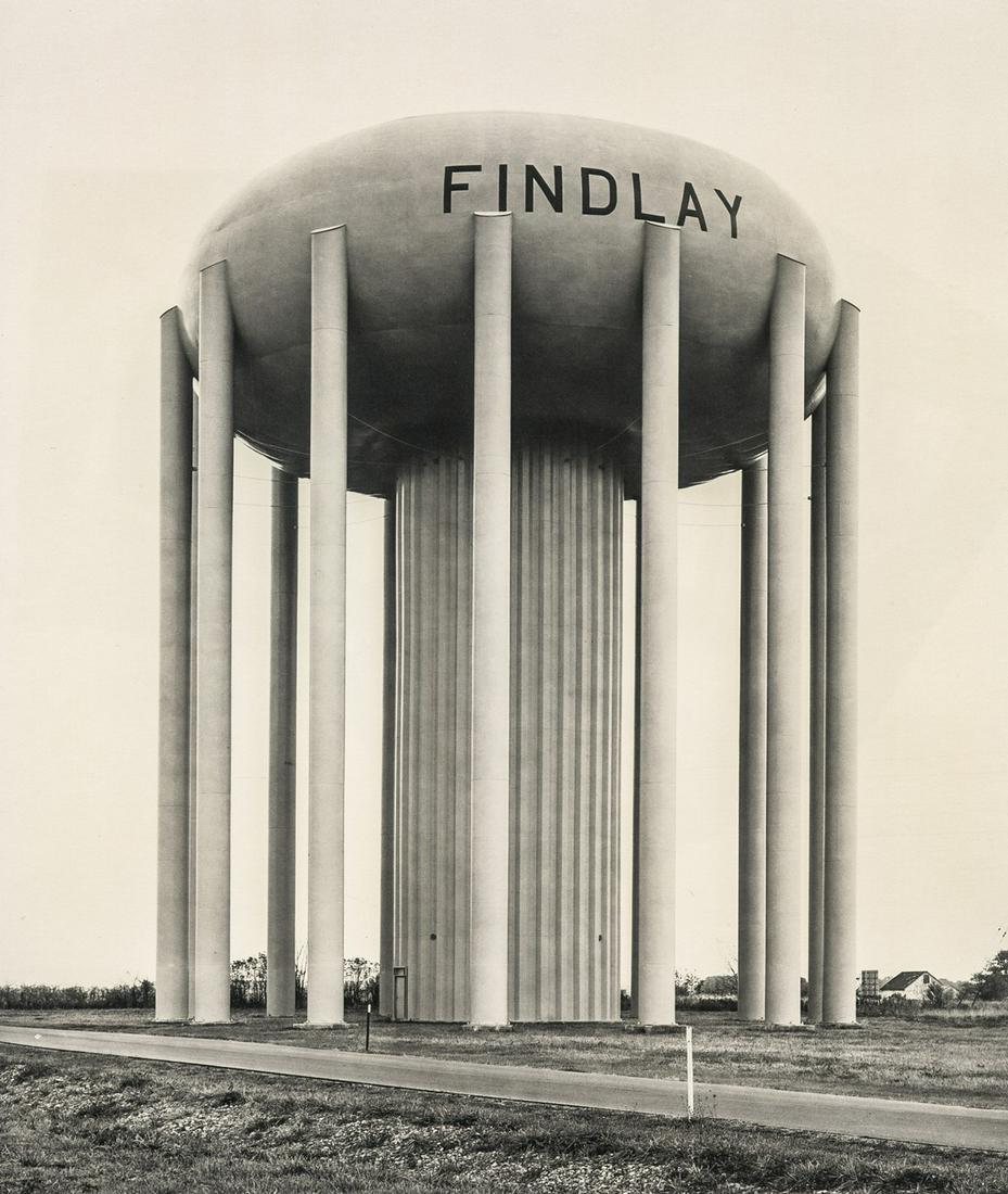BERND AND HILLA BECHER - Water Tower, Findlay, Ohio, (1 of 1)
