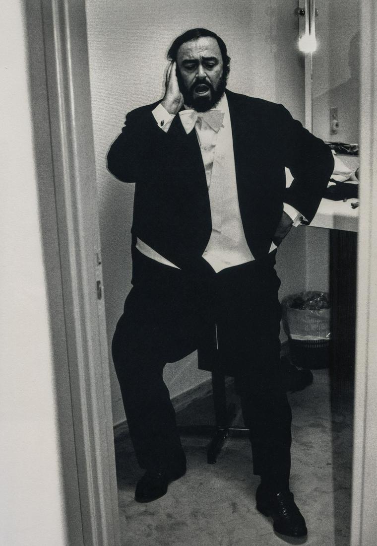 HELMUT NEWTON - Luciano Pavarotti, Monte Carlo, 1993 (1 of 1)