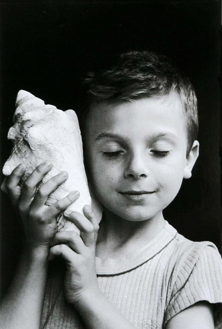Edouard Boubat - Remy listening the sea. Paris, 1995 (1 of 1)