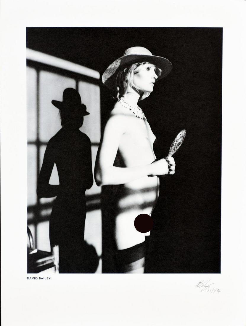 David Bailey - Model in studio 1974 (1 of 2)