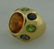 CHANEL Yellow Gold RING with CITRINE TANZANITE PERIDOT - 3
