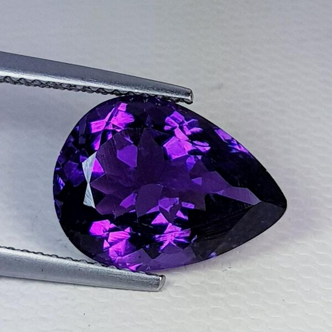 Natural Amethyst Pear Cut 5.00 ct (1 of 6)