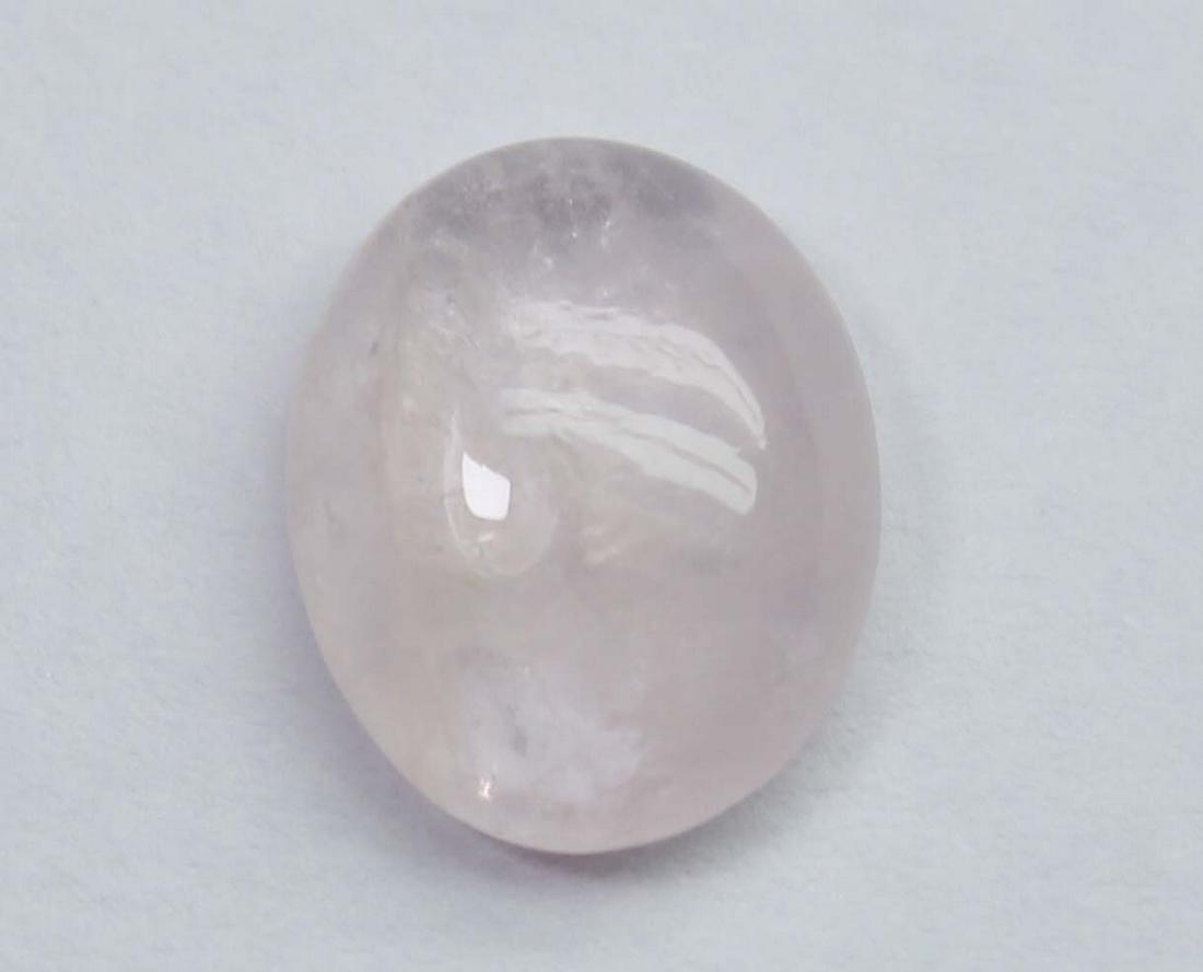 2.40 Cts Natural Morganite: No Reserve! Title: 2.40 Cts Natural Morganite Additional Information: Gemstone: Natural MorganiteOrigin: Africa Weight: 2.40 Carats Measurements: 10x8 mm Calibrated Shape : Oval Cabochon Colour: Pink 