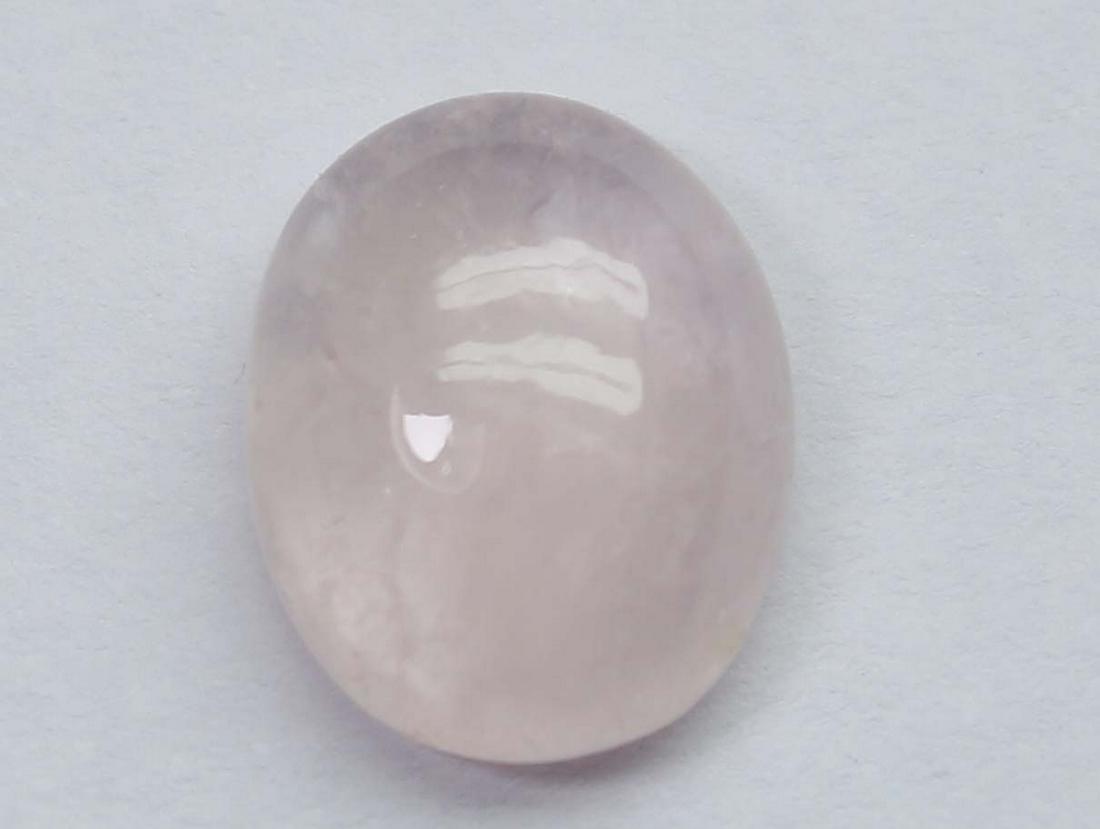 2.71 Cts Natural Morganite: No Reserve! Title: 2.71 Cts Natural Morganite Additional Information: Gemstone: Natural MorganiteOrigin: Africa Weight: 2.71 Carats Measurements: 10x8 mm Calibrated Shape : Oval Cabochon Colour: Pink 