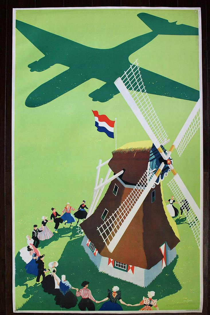 Dutch Liberation - US Bomber - Art By By Georges (1 of 1)
