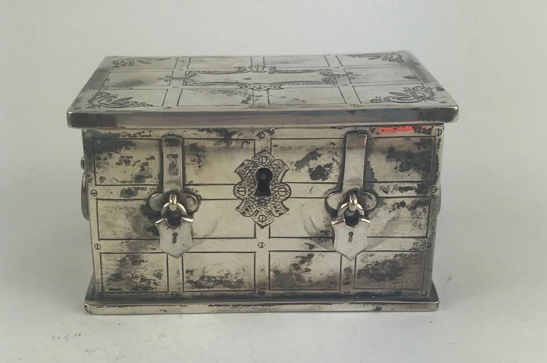 19c English Sterling Silver Tzdaka Box (1 of 11)