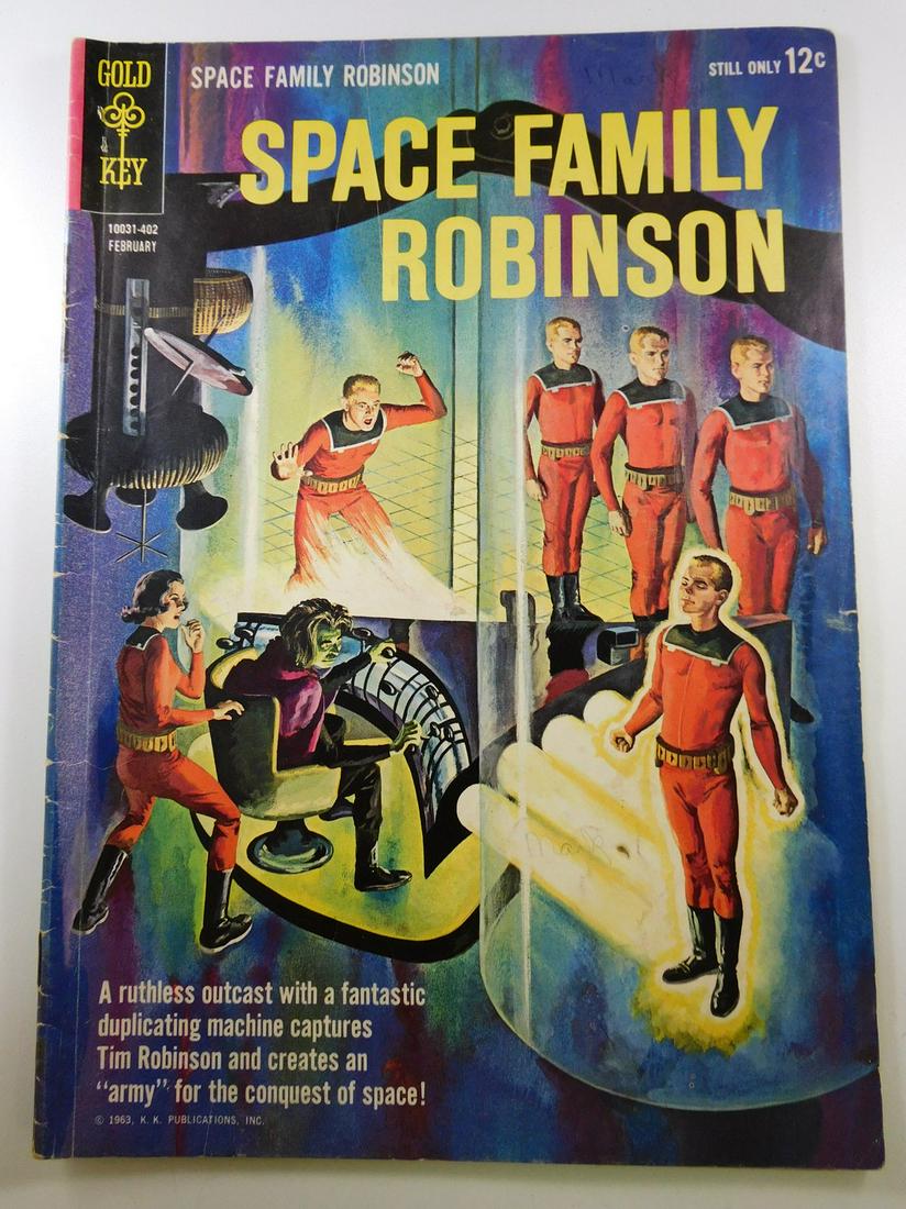 Space Family Robinson #6: No Reserve! Space Family Robinson #6 VG+ Shipping: Individual Comics: Flat-rate of $9.99 (1-8 comics) or $19.99 (9+ comics) to anywhere within the contiguous U.S. International: Foreign shipping rates