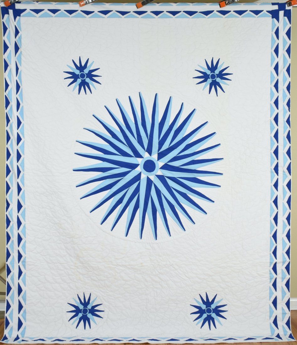 Vintage Mariner's Compass Quilt (1 of 6)