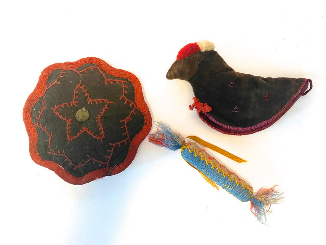 Group of 3 19th C Pennsylvania Mennonite Sewing Items (1 of 2)