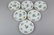 Set of Six Herend Queen Victoria Large Dessert Plates,