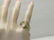Vintage 10kt Diamond Art Deco Themed Ring, Sz. 6, Also - 10