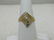 Vintage 10kt Diamond Art Deco Themed Ring, Sz. 6, Also
