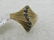 Vintage 10kt Diamond Art Deco Themed Ring, Sz. 6, Also - 6