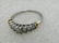 Vintage 14kt Platinum Diamond Ring, Tiered Engagement - 4