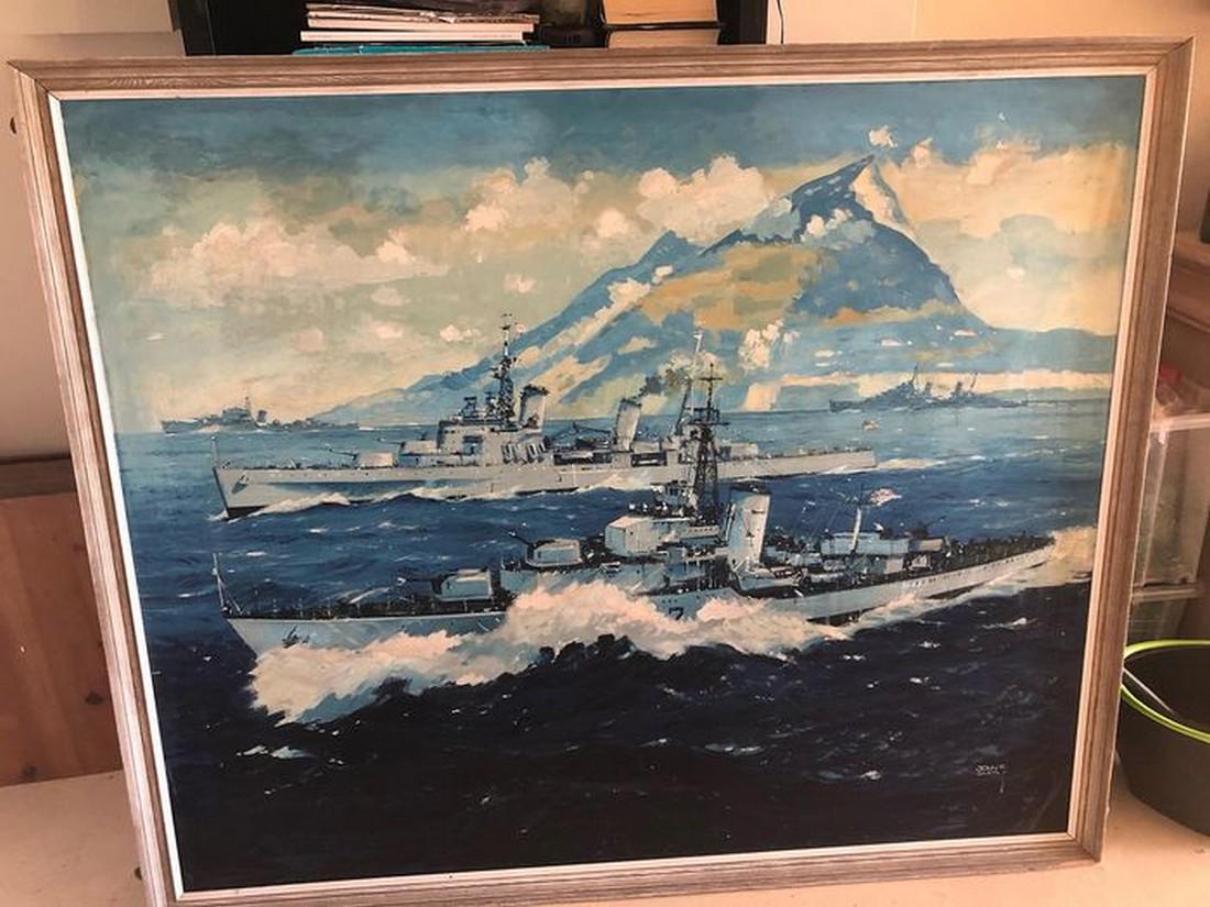 Original oil on board by John S Smith,signed dated: Title: Original oil on board by John S Smith,signed dated around 1940 Size/Format: 146 cm x 132. Additional Info:Original oil on board by John S Smith, signed dated around 1940. Tthis painting has alr