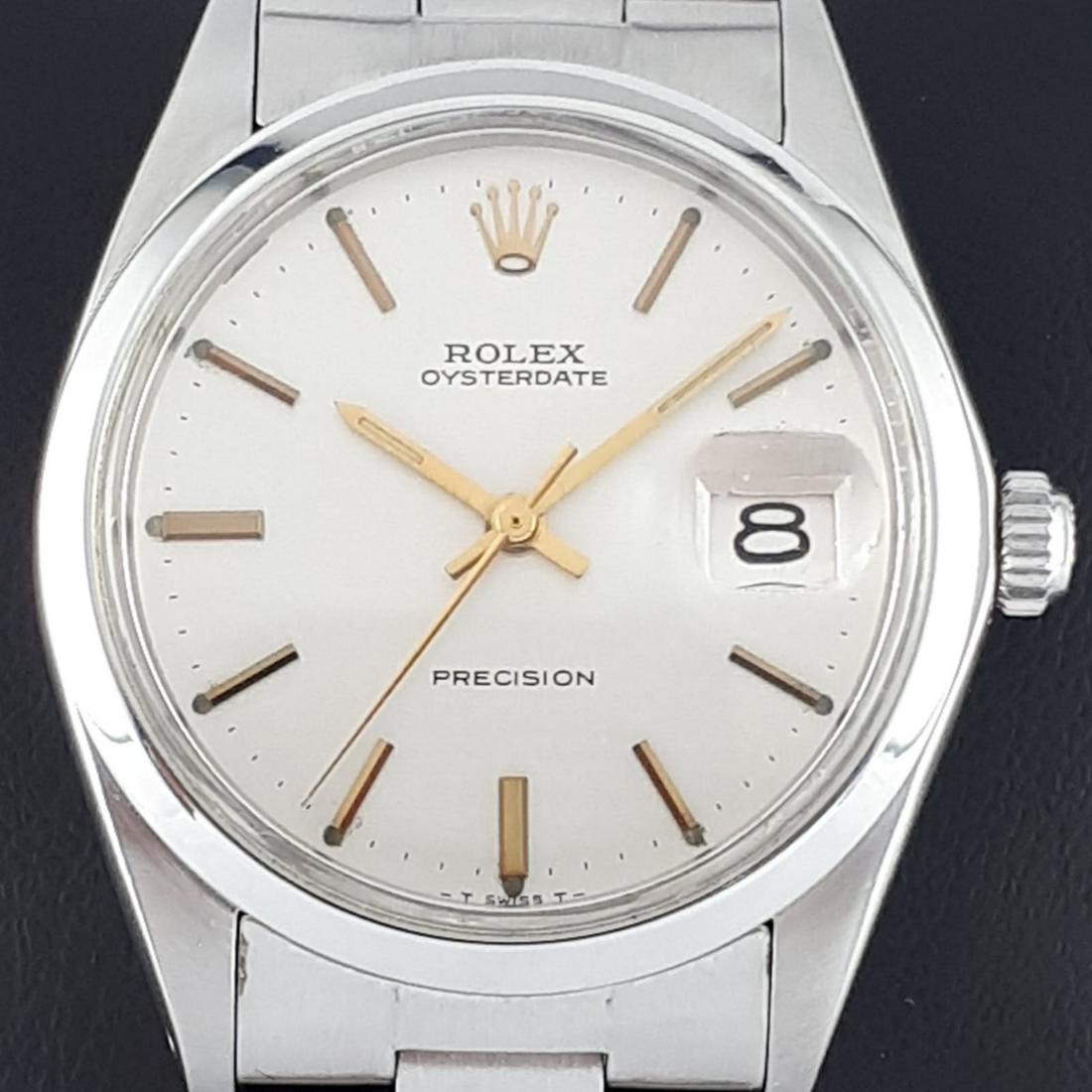 Rolex - Rolex Oysterdate Precision - Ref: 6694 - Men -: Title: Rolex - Rolex Oysterdate Precision - Ref: 6694 - Men - 1960-1969 Description: Brand:Rolex Model:Rolex Oysterdate Precision Reference Number:Ref: 6694 Gender:Men Period:1960-1969 Movement:Manual