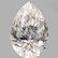GIA CERT 1.50 CTW PEAR DIAMOND GSI1