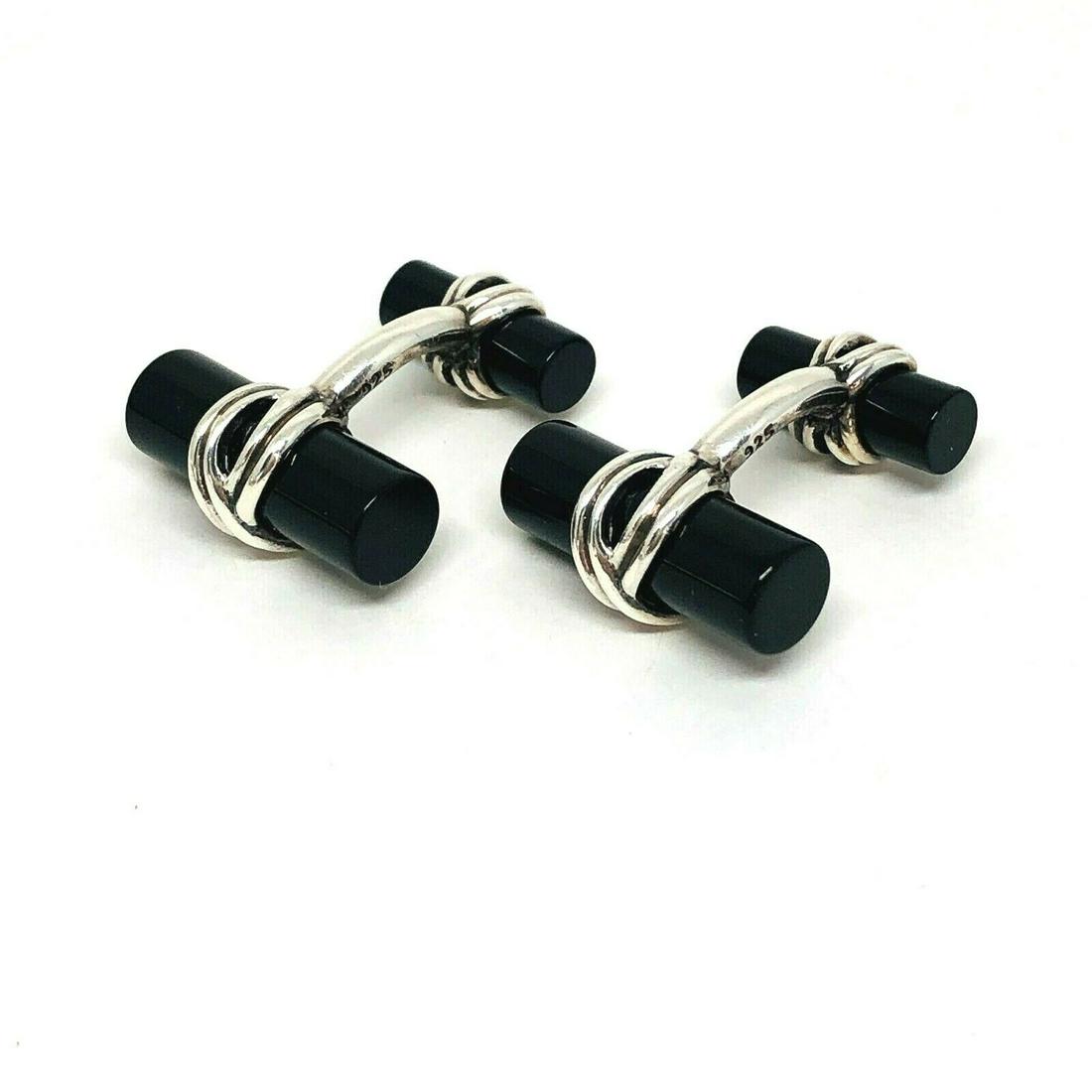 1990's TIFFANY & Co. Onyx and 925 Sterling Silver (1 of 6)