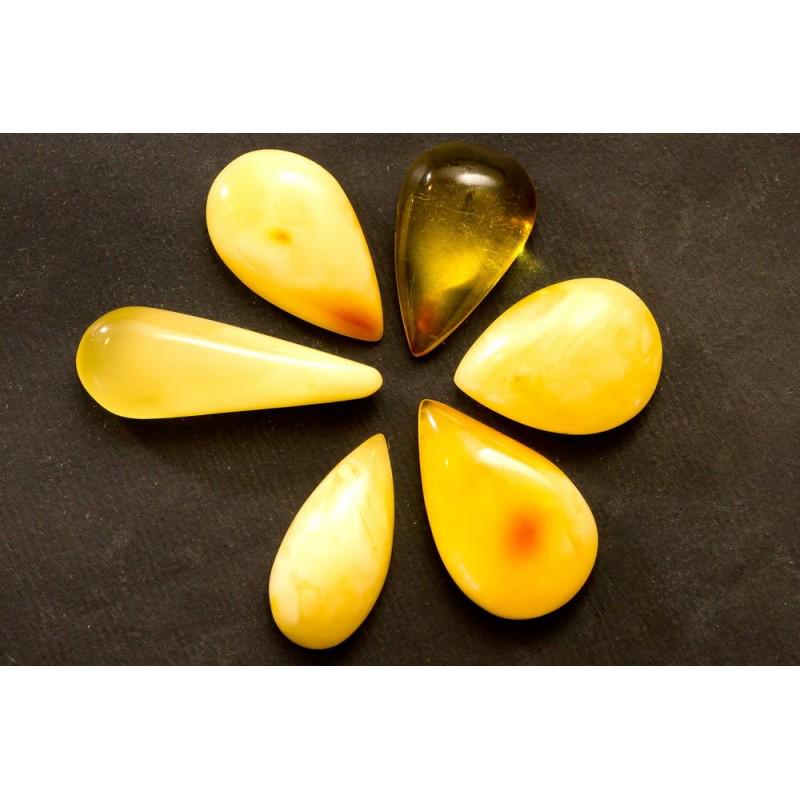 15 gram 100% natural Baltic amber pendants yellow (1 of 10)