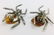 Two Beautiful Unique Vintage Amber Brooches shaped like - 3