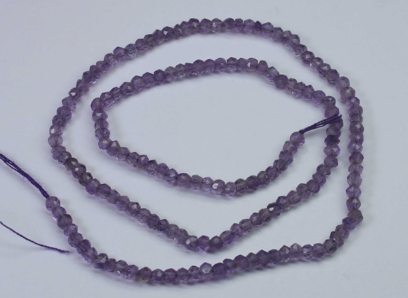 17.50 Ct Natural Amethyst Faceted Beads (1 of 2)