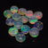 4.88 Ct Natural 15 Drilled Multi-Color Faceted Fire
