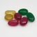 26.13 Ct Natural 7 Ruby Emerald Sapphire Beads - 2