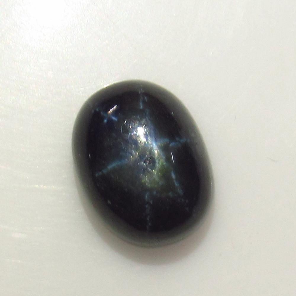 9.82 Ct Natural Six Line Star Sapphire Oval Cab: No Reserve! Title: 9.82 Ct Natural Six Line Star Sapphire Oval Cab Color/Clarity: Opaque Gemstone: Natural Star Sapphire Carat Weight: 9.82 Size/Dimensions: 12.50 x 9.80 x 7.00 mm Additional Informati
