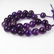 40.21 Ct Natural 26 Purple Amethyst Drilled Round Beads