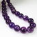 40.21 Ct Natural 26 Purple Amethyst Drilled Round Beads - 2