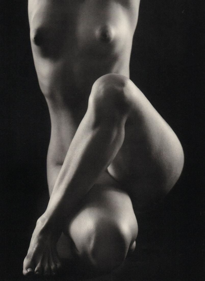 RUTH BERNHARD - Crossover1969: Artist: RUTH BERNHARD Print Title: Crossover1969 Medium: Duotone Photoengraving Printed in USA in 1986 Image Size approx: 8 x 6” Ruth Bernhard (1905 – 2006), was a legendary San Francisco photogra