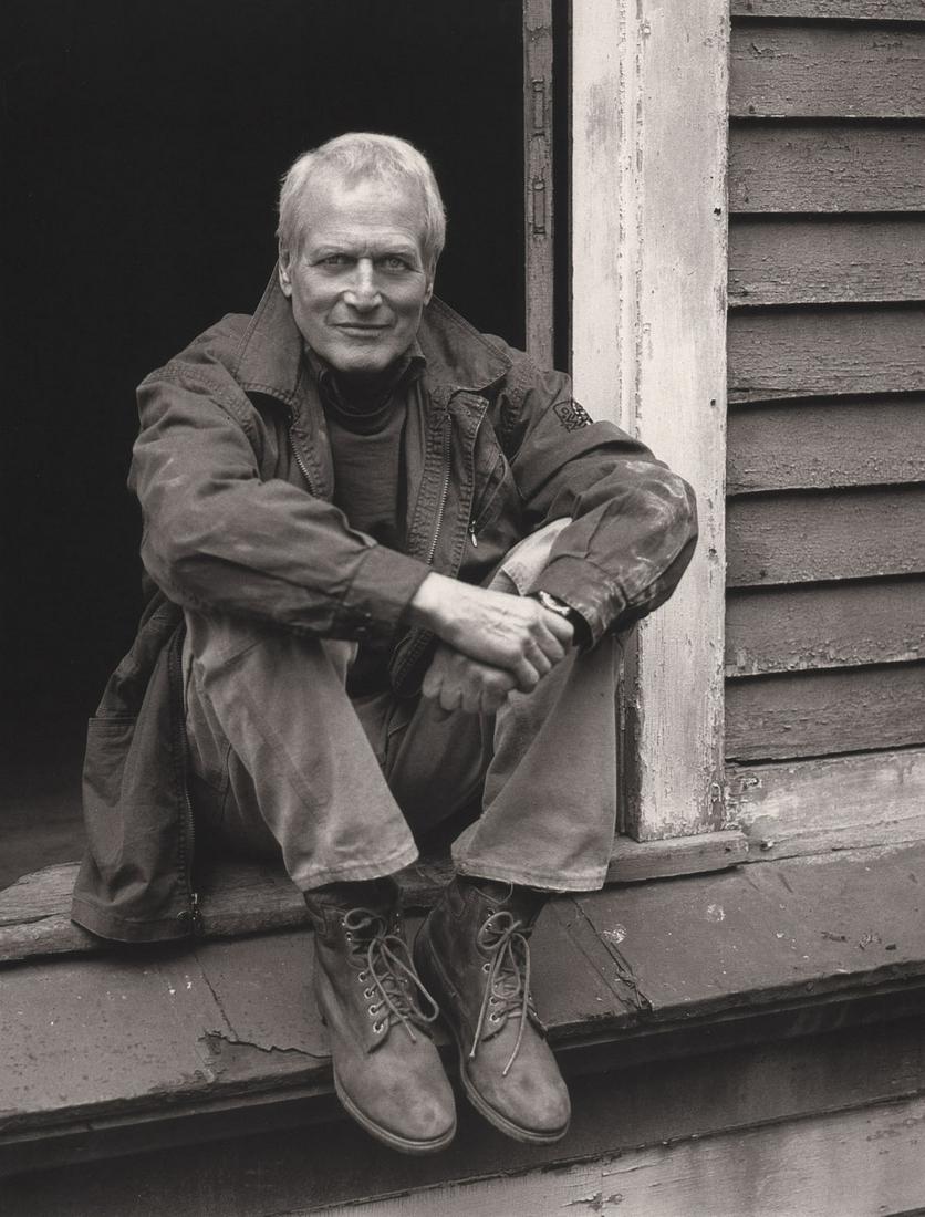 PATRICK DEMARCHELIER - Paul Newman, Beacon NY, 1994: Artist: PATRICK DEMARCHELIER Print Title: Paul Newman, Beacon NY, 1994 Medium: Photo-lithograph Printed 1990’s in the US Image size (inches) approx. 11.5 x 9” Artist Bio: Patrick Demarchelier ( b.