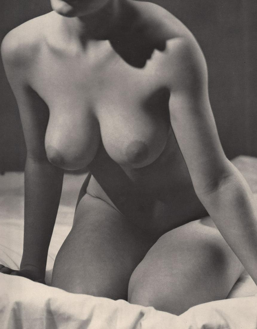 ANDRE DE DIENES - Nude torso: Artist: ANDRE DE DIENES Print Title: Nude torso Medium: Photoengraving Printed 1950’s in the UK Image size (inches) approx. 10 x 8” Andre De Dienes was a professional photographer, employed by the