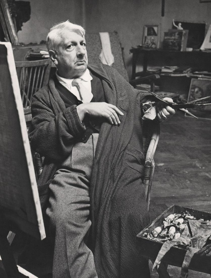 HERBERT LIST - Giorgio de Chirico, 1951: Artist: HERBERT LIST Print Title: Giorgio de Chirico, 1951 Printing Date: 1970’s Medium: Photo-lithograph Printed in: Germany Image Size: approx. 9.5 x 7” Artist Bio: Herbert List was a German pho