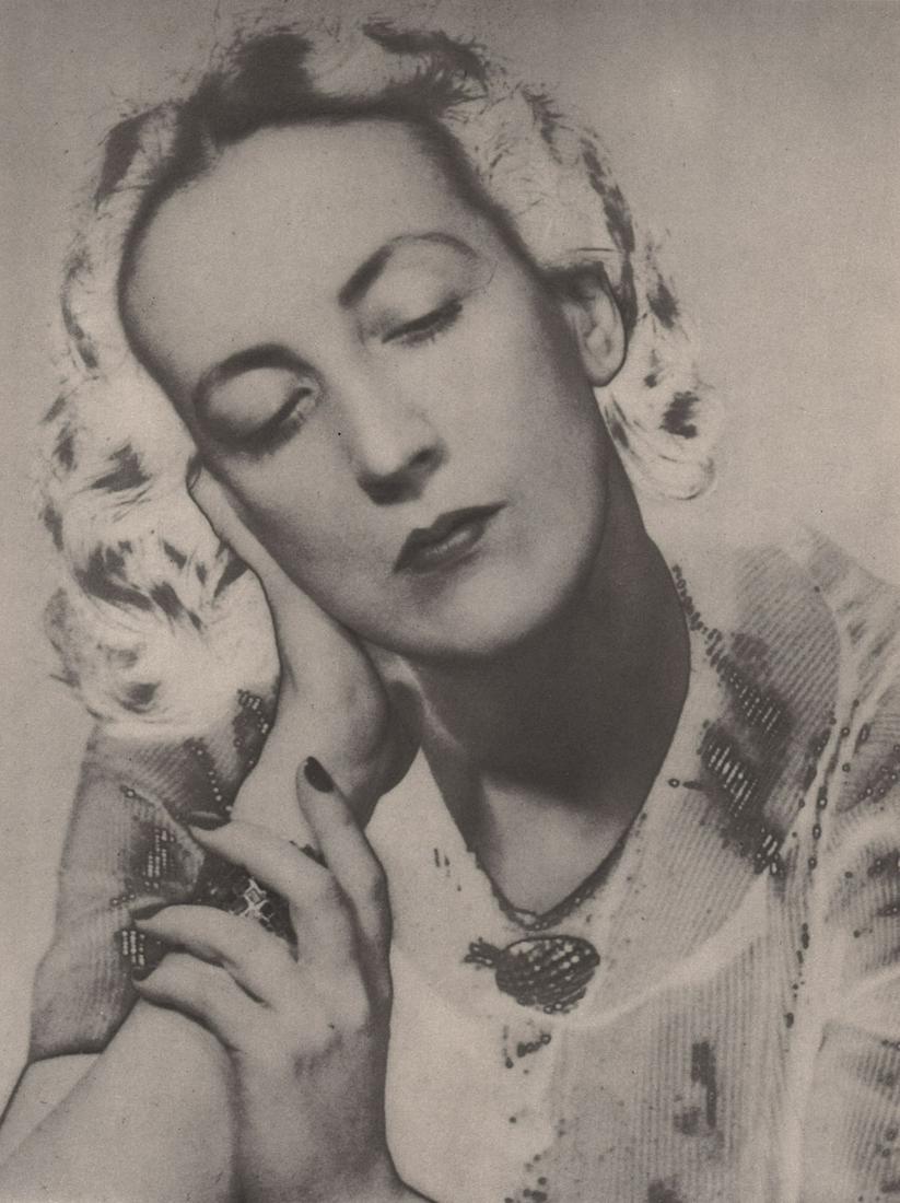MAN RAY - Solarized Portrait: Artist: MAN RAY Print Title: Solarized Portrait Medium: Photoengraving Printed 1930’s in the US Image size (inches) approx. 9 x 6.5” Man Ray was an American visual artist who spent most of his car