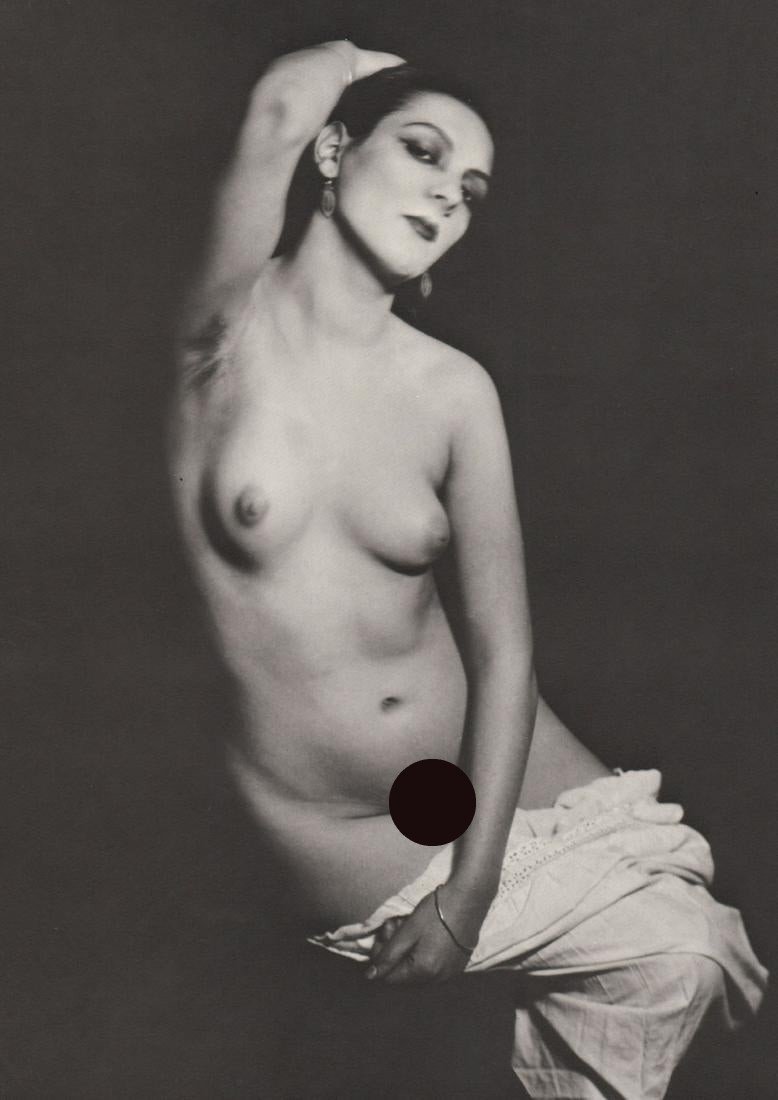 MAN RAY - Kiki de Montparnasse, 1930: Artist: MAN RAY Print Title: Kiki de Montparnasse, 1930 Medium: PhotoLitho Printed 1980’s in Japan Image size (inches) approx. 9 x 6.5” Man Ray was an American visual artist who spent most of his 