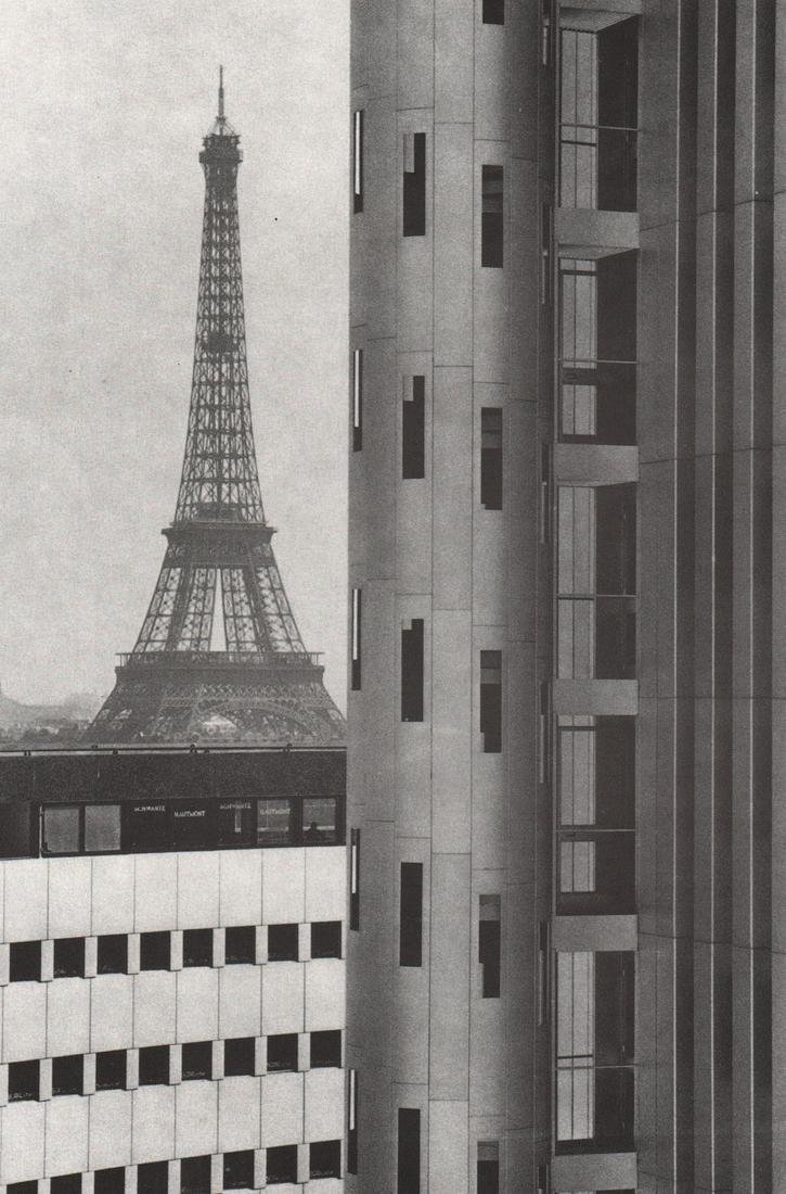 ANDRE MARTIN - The Tower and the House of the Radio,: Artist: ANDRE MARTIN Print Title: The Tower and the House of the Radio,1962 Printing Date: 1980’s Medium: Photo-lithograph Printed in: France Image Size: approx. 10 x 6.5” Reserve: $25.00 Shipping