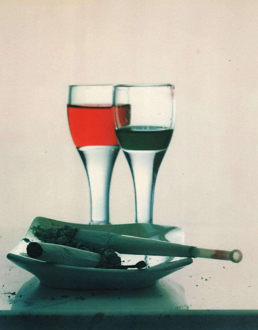 IRVING PENN - Two Liqueurs, NY, 1951: Artist: IRVING PENN Print Title: Two Liqueurs, NY, 1951 Medium: Quad-tone Photoengraving Printed 1990’s in the US Image size (inches) approx. 8.5 x 6.5 Irving Penn was an American photographer known