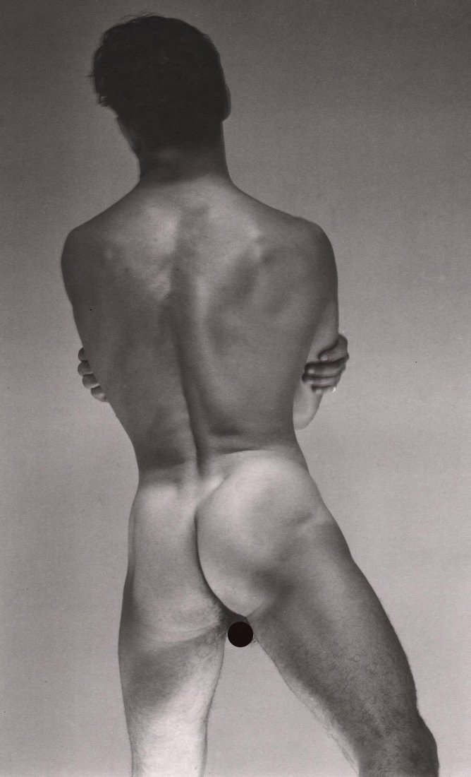 GEORGE PLATT LYNES - Male Nude, 1952: Artist: GEORGE PLATT LYNES Print Title: Male Nude, 1952 Medium: Duotone Photoengraving Printing Date: 1990’s Printed in USA Image Size: 8.5 X 5” George Platt Lynes (1907-1955).was an American fash